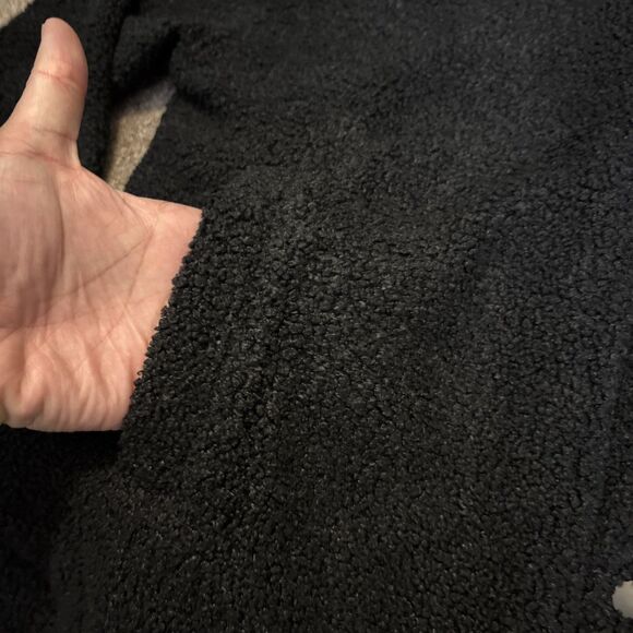 New Yitty  black Large Teddy Shacket Jacket New Button cardigan  $89.95 - Picture 5 of 9